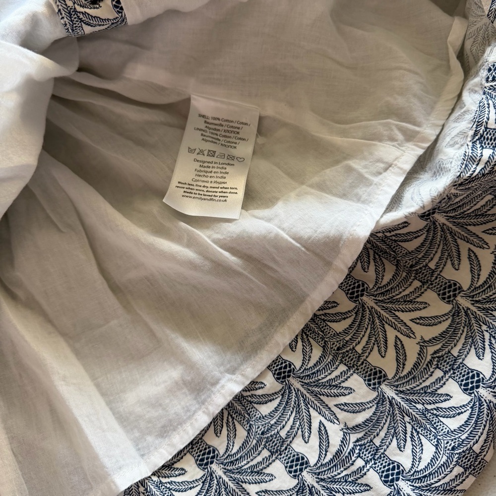 Emily and fin palm trees women’s dress - Picture 5 of 5